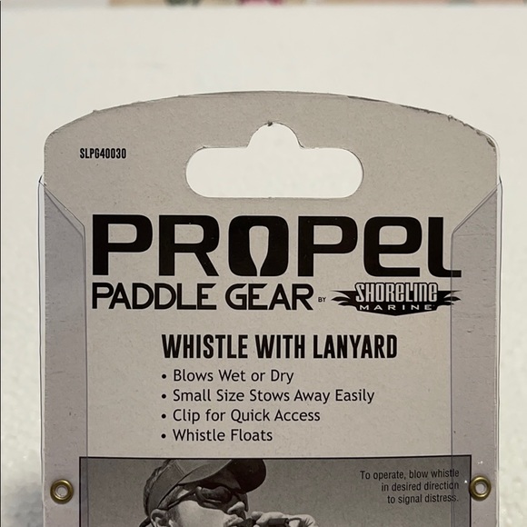 EMERGENCY WHISTLE W / LANYARD - Picture 2 of 5